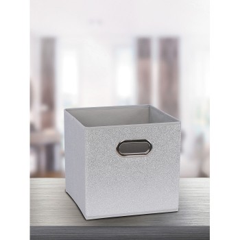 Фея Порядка Ящик для хранения Silver Shine без крышки STB-126 28х28х27 см
