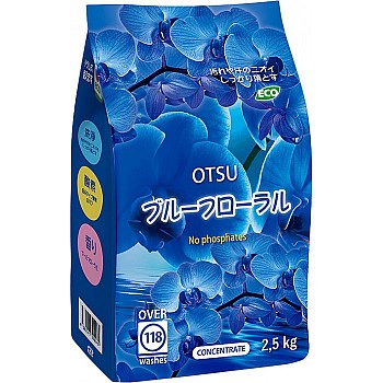 OTSU Стиральный порошок без фосфатов с силой кислорода и мягким ароматом голубых орхидей 2.5 кг