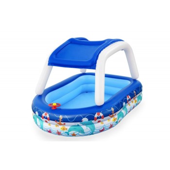 Bestway Бассейн надувной детский Sea Captain Family Pool 54370 213x155x132 см