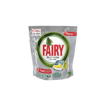 Fairy P&G Platinum All in 1 Ср-во д/мытья посуды в капсулах д/автоматич посудомоечных машин Лимон 27шт
