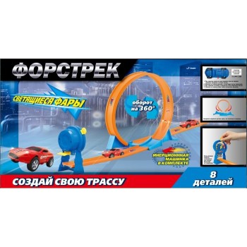 1 Toy Форстрек автодром: 1 машинка, вираж, спидометр