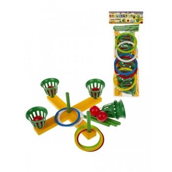 Colorplast Кольцеброс с кольцами и мячиками (22 предмета)