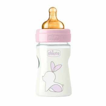 Бутылочка Chicco Original Touch Girl с латексной соской с 0 мес. 150 мл