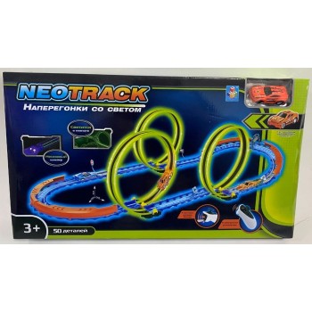 1 Toy Neotrack Автотрек светящийся (50 деталей)