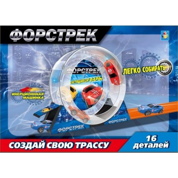 1 Toy Форстрек автодром: 1 машинка и барабан