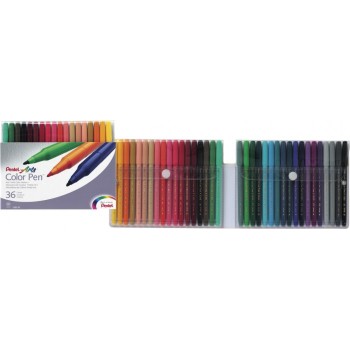 Фломастеры Pentel Фломастеры Color Pen 36 цветов