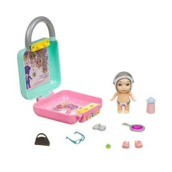 Bondibon Игровой набор OLY Кукла в чемоданчике на кодовом замке в шапочке с животным ВВ3875