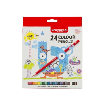 Bruynzeel Набор цветных карандашей Kids 24 цвета в картонной упаковке