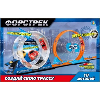 1 Toy Форстрек автодром: 1 машинка, барабан и 1 вираж