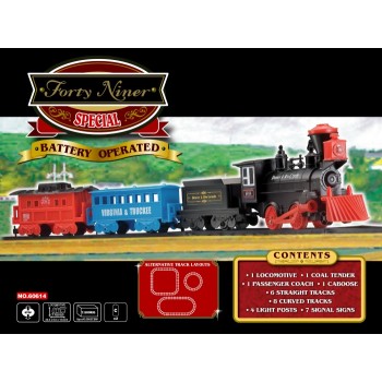 Eztec Железная дорога Forty Niner Special Train Set 29 частей