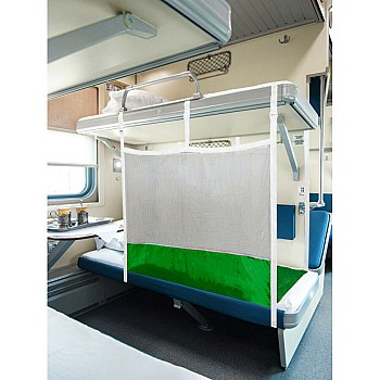 Манеж ДоММой Защитный барьер для путешествий в поезде с кармашками