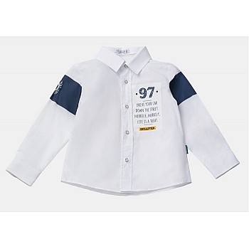 Gulliver Baby Рубашка с принтом для мальчика Кэб 12033BBC2301