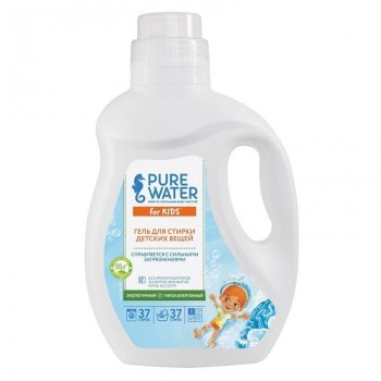Pure Water Гель Биоразлагаемый для стирки детских вещей 1000 мл