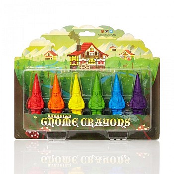 Gnome Crayons Восковые карандаши Гномы 6 цветов