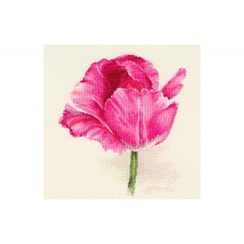 Алиса-К Набор для вышивания Тюльпаны Малиновое сияние 26х22 см