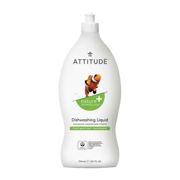 Attitude Средство для мытья посуды Зеленое яблоко/Базилик 700 мл