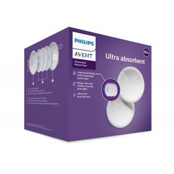 Philips Avent Одноразовые вкладыши для бюстгальтера, 60 шт. SCF254/61