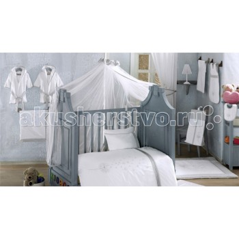 Балдахин для кроватки Kidboo Blossom Linen White