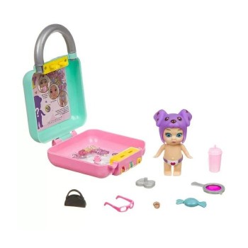 Bondibon Игровой набор OLY Кукла в чемоданчике на кодовом замке в шапочке с животным