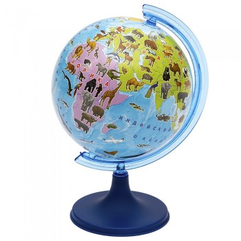 Ди Эм Би Интерактивный глобус с животными Сафари Дополненная реальность AR D 11 см