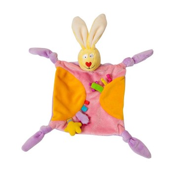 Комфортер Taf Toys Игрушка платочек-прорезыватель Кролик