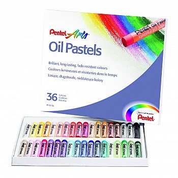 Pentel Пастель масляная 36 цветов PHN4-36
