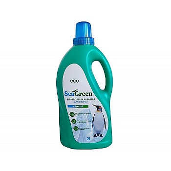 SeaGreen Жидкое средство для стирки универсальное бесфосфатное концентрированное 2 л
