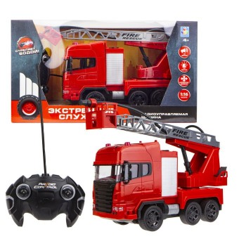 1 Toy Экстренные службы пожарная машина на радиоуправлении 45 см