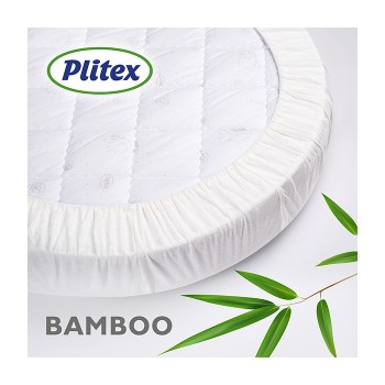 Plitex Наматрасник Bamboo Waterproof Lux Oval 125х75 см