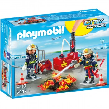 Playmobil Конструктор Операция по тушению пожара с водяным насосом