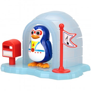 DigiBirds Пингвин в домике синий