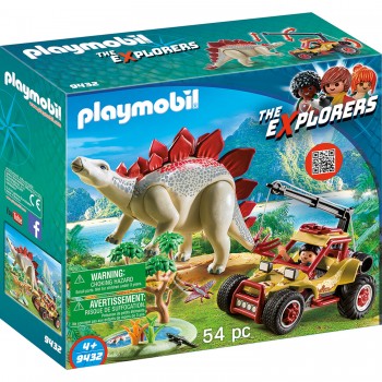 Playmobil Конструктор Исследовательский транспорт со стегозавром