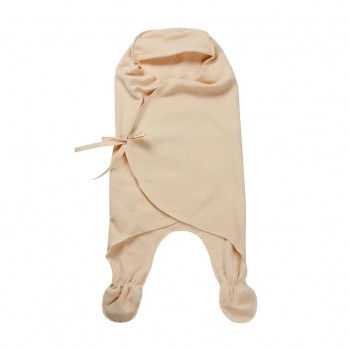 Конверт-одеяло флисовый БыстрОдежка (спальный конверт) от Чудо-Чадо "Эльф", бежевый