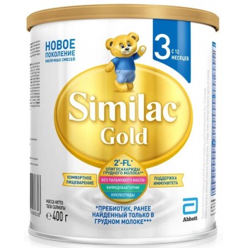 Сухая молочная смесь Similac Gold 3, 400гр