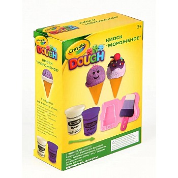 Игровой набор Crayola "Киоск "Мороженое", тесто для лепки