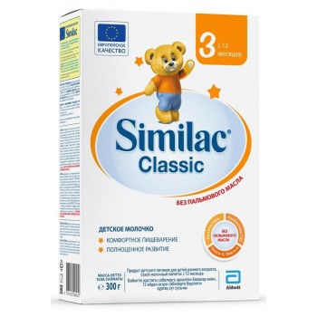 Сухая молочная смесь Similac Classic 3, 300гр