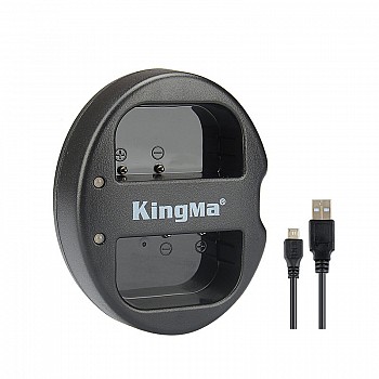 Зарядное устройство двойное KingMa BM015 для DMW-BLF19 BM015-BLF19