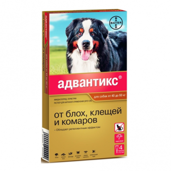Адвантикс GOLD Капли антипаразитарные для собак от 40 до 60 кг