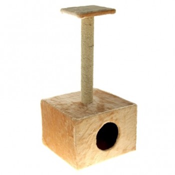 CLP Когтеточка-домик со столбиком для кошек