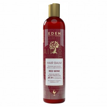 EDEN DETOX Бальзам для волос уплотняющий с кератином и маслом Ши Red Wine