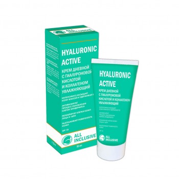 ALL INCLUSIVE HYALURONIC ACTIVE - крем дневной с гиалуроновой кислотой и коллагеном увлажняющий