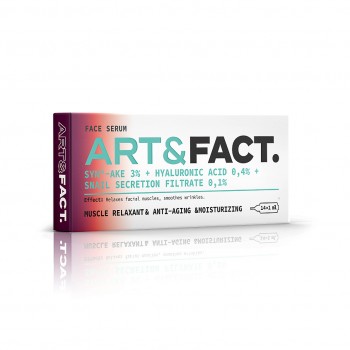 ART&FACT Сыворотка под мезороллер и дермапен для лица с пептидом SYN-AKE 3% и гиалуроновой кислотой