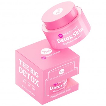 7DAYS Маска для лица очищающая с глиной 2-в-1 DETOX SKIN MY BEAUTY WEEK