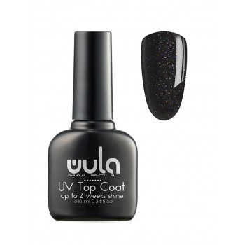 WULA NAILSOUL Wula nailsoul UV Верхнее покрытие с шиммером Soft shimmer Top Coat, тон 102, 10мл