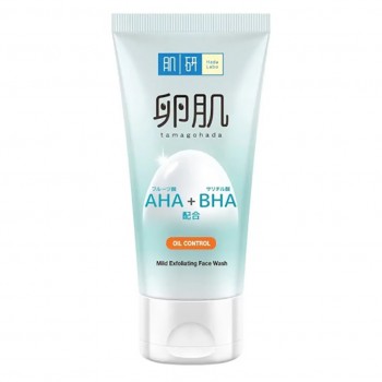 HADA LABO Пенка для умывания TAMAGOHADA с aha и bha-кислотами регулирующая жирность кожи