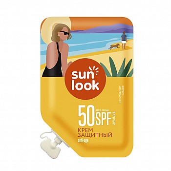 SUN LOOK Крем для лица ANTI-AGE солнцезащитный spf-50