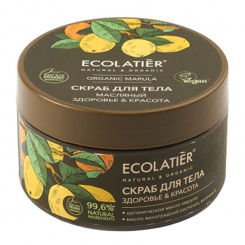 ECOLATIER GREEN Масляный скраб для тела Здоровье & Красота ORGANIC MARULA