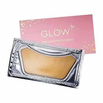 GLOW 24K GOLD CARE Маска (патчи) для шеи