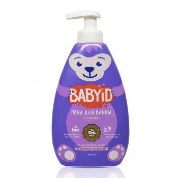 BABYiD Детская пена для ванны лаванда для детей с рождения