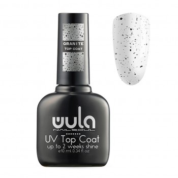 WULA NAILSOUL Wula nailsoul UV Верхнее покрытие с эффектом Granite Top Coat 10мл